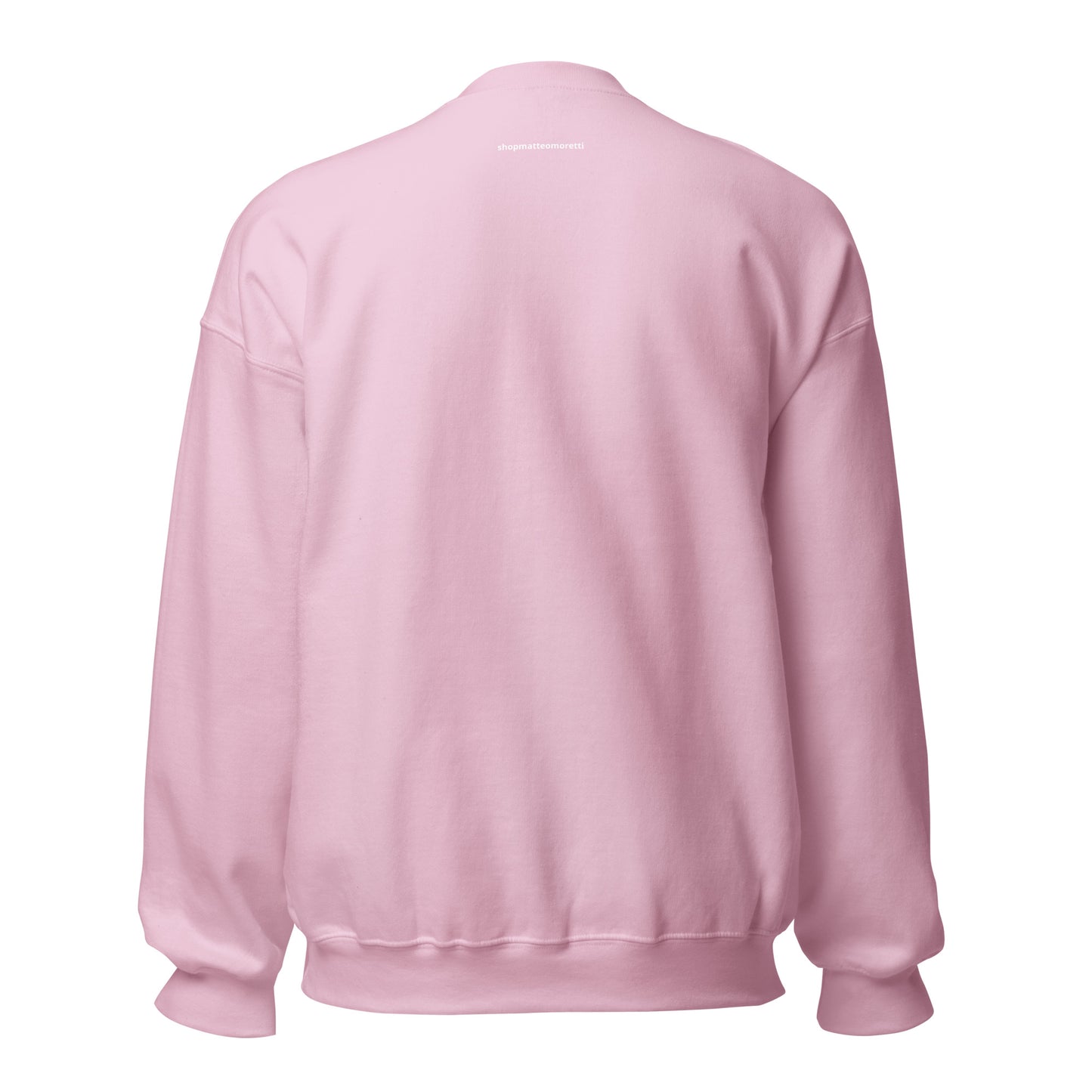 Light Pink Do Hugs Not Drugs Crewneck