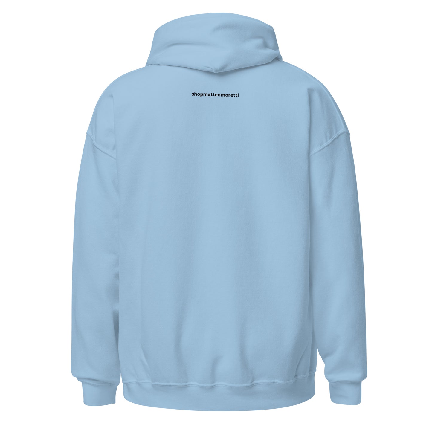 Light Blue Do Hugs Not Drugs Hoodie